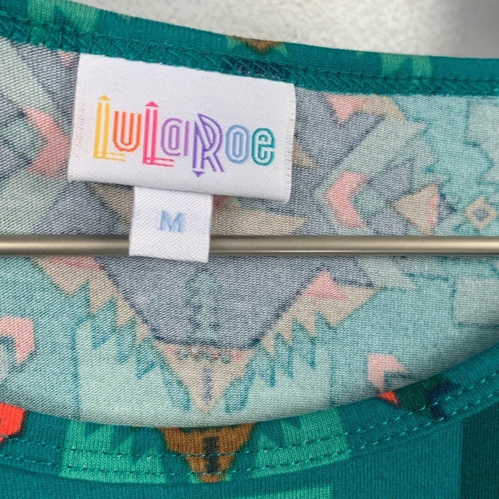 Lularoe Boho Aztec Irma Tunic Sz M - Picture 3 of 5